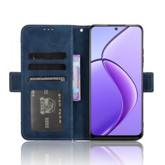 GS Realme 12 preklopni ovitek, reža za kartico, temno moder