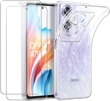 GS Tanek ovitek za Motorola Moto G34 5G prozoren + 9H steklo