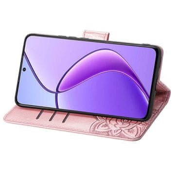 GS Ovitek z naslonom za glavo Realme 12, roza zlat
