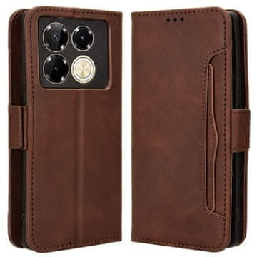 GS Ovitek za Infinix Note 40 Pro, reža za kartico, rjava