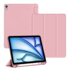 GS Ovitek za iPad Air 11" M4 2026 / M3 2025 / M2 2024, Smartcase z držalom za pisalo, roza