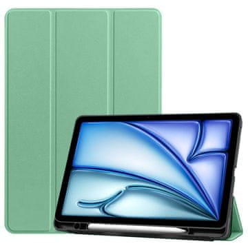 GS Ovitek za iPad Air 11" M4 2026 / M3 2025 / M2 2024, Smartcase z držalom za pisalo, zelen
