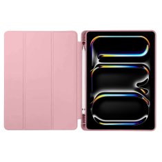 GS Ovitek za iPad Pro 11" M5 2025 / M4 2024 (6./5. generacija), Smartcase z držalom za pisalo, roza