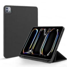 GS Ovitek za iPad Pro 11" M5 2025 / M4 2024 (6./5. generacija), Smartcase z držalom za pisalo, črn