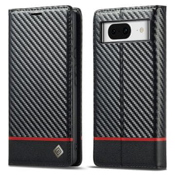 LC.IMEEKE Ovitek za Google Pixel 8A, karbonski, , črn
