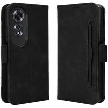 GS Preklopni ovitek za Oppo A60, reža za kartico, črn