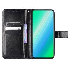 GS Ovitek denarnica Crazy Horse za OnePlus Nord CE 3 Lite 5G, črn