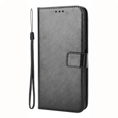 GS Ovitek denarnica Crazy Horse za OnePlus Nord CE 3 Lite 5G, črn