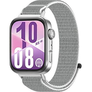 GS Najlonski pašček za Huawei Watch Fit 4 / 4 Pro / 3, siv