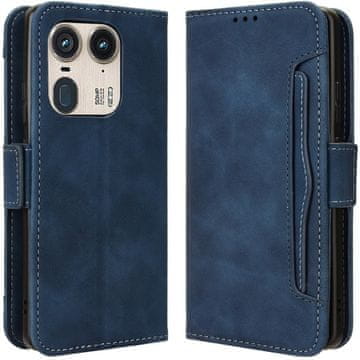 GS Ovitek za Motorola Edge 50 Ultra, reža za kartico, temno moder