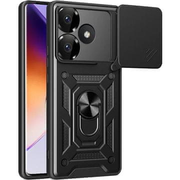 GS Oklepni ovitek za Xiaomi Redmi 13, CamShield Slide, črn