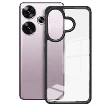 GS Ovitek za Xiaomi Redmi 13, Fusion Hybrid, prozoren / črn