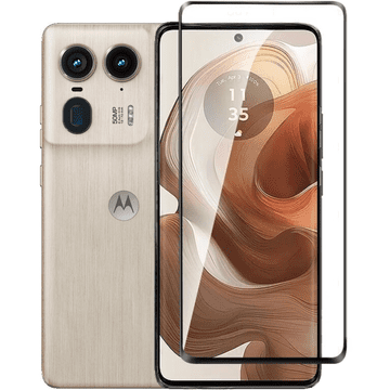 GS 3D kaljeno steklo za Motorola Edge 50 Ultra, črn okvir