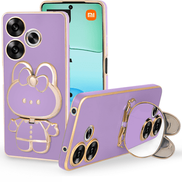 GS Ovitek za Xiaomi Redmi 13, zajček, vijoličen