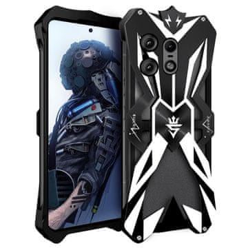 GS Ovitek za Motorola Edge 50 Pro 5G Armor, aluminijasta zlitina, črna