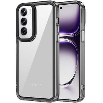GS Ovitek za Oppo Reno 12 Pro Fusion Hybrid, prozoren/črn