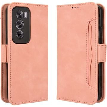 GS Ovitek za Oppo Reno 12 Pro, reža za kartico, roza
