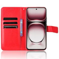GS Ovitek denarnica Crazy Horse za Oppo Reno 12 Pro, rdeč