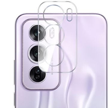 Overboard Kaljeno steklo za kamero za Oppo Reno 12 Pro, prozorno