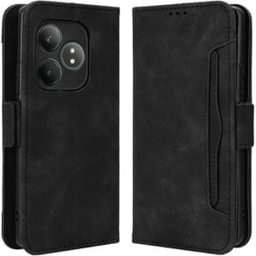 GS Preklopni ovitek za Realme GT 6 / 6T, reža za kartico, črn