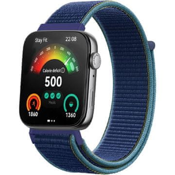 GS Najlonski pašček za Huawei Watch Fit 4 / 4 Pro / 3, temno moder