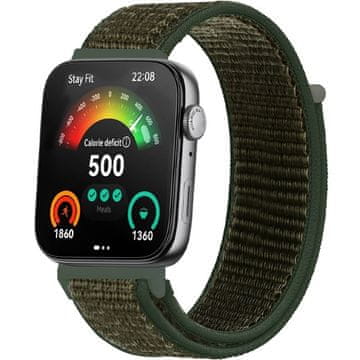 GS Najlonski pašček za Huawei Watch Fit 4 / 4 Pro / 3, zelen