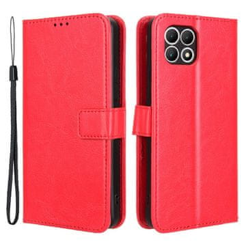 GS Ovitek za T-Phone 2 5G, denarnica Crazy Horse, rdeča