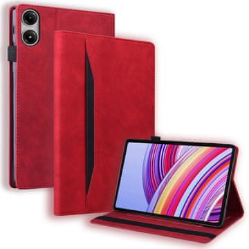 GS Ovitek za Xiaomi Redmi Pad Pro / Xiaomi Poco Pad, Classic, z držalom za pisalo, rdeč