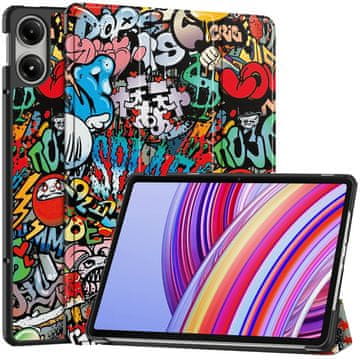GS Ovitek za Xiaomi Redmi Pad Pro / Xiaomi Poco Pad, Smartcase, grafiti