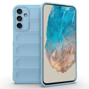 GS Igralni ovitek za Samsung Galaxy M35, moder, odporen proti udarcem