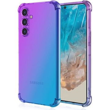 GS Gradientni ovitek za Samsung Galaxy M35, vijoličen/moder