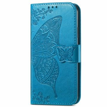 GS Ovitek za Xiaomi Poco F7, metuljček, moder