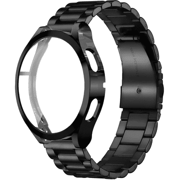 GS Zapestnica + ovitek za Samsung Galaxy Watch 6 44mm, črna