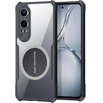 GS Ovitek za OnePlus Nord CE4 Lite, z magnetno ploščo, prozoren / črn