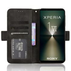 GS Ovitek za Sony Xperia 1 VI, reža za kartico, črn
