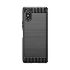 GS Ovitek za Sony Xperia 10 VI, karbonski, črn
