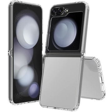 GS Ovitek za Samsung Galaxy Z Flip7 FE / Z Flip6, Fusion Hybrid, prozoren
