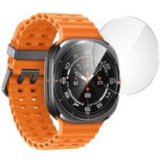 Overboard 2x kaljeno steklo z okvirjem za Samsung Galaxy Watch Ultra 2 / 1
