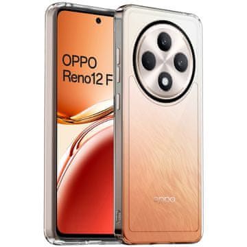 GS Ovitek za Oppo Reno 12FS / 12F, Fusion Hybrid, prozoren