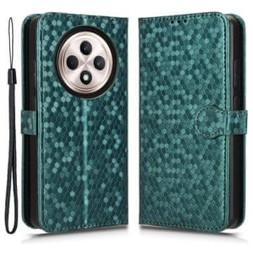 GS Ovitek za Oppo Reno 12FS / 12F, denarnica v obliki romba, zelen
