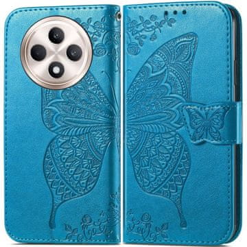 GS Ovitek za Oppo Reno 12FS / 12F, metuljček, moder