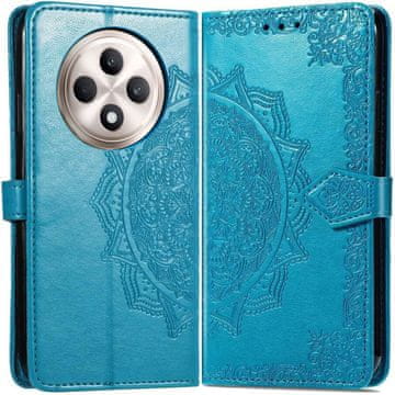 GS Preklopni ovitek za Oppo Reno 12FS / 12F, Mandala, moder