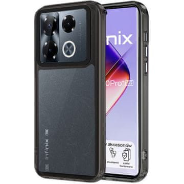 GS Ovitek za Infinix Note 40 Pro Plus Fusion Hybrid, prozoren/črn