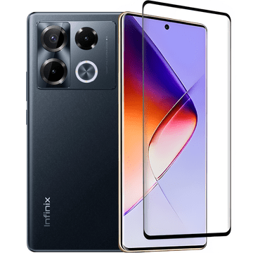 GS 3D kaljeno steklo za Infinix Note 40 Pro Plus, črn okvir