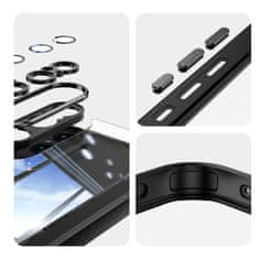 GS Ovitek za Sony Xperia 1 VI Fusion Hybrid z zaščito kamere, prozoren/črn