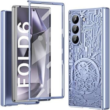 GS Ovitek za Samsung Galaxy Z Fold6 5G, mehanska legenda, moder
