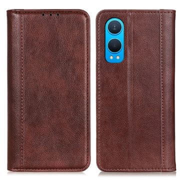 GS Ovitek za OnePlus Nord CE4 Lite, usnje, rjav
