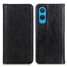 GS Ovitek za OnePlus Nord CE4 Lite, usnjeni, črne barve