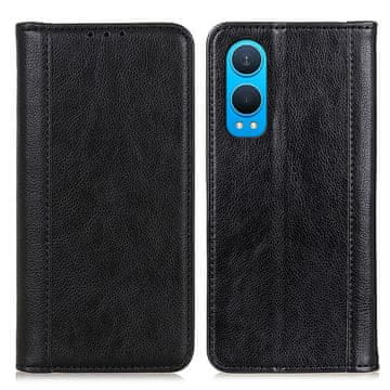 GS Ovitek za OnePlus Nord CE4 Lite, usnjeni, črne barve