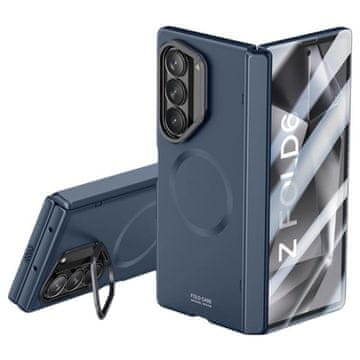 GS Ovitek za Samsung Galaxy Z Fold6 5G, s stojalom, za MagSafe, moder